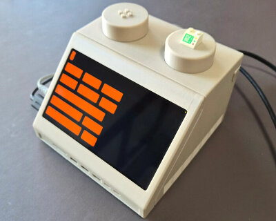 space-inspired mini apple workstation pays homage to classic LEGO computers