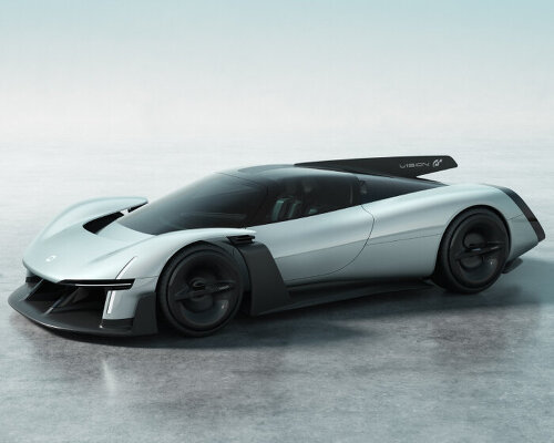 wind-sculpted hypercar by xiaomi embeds cutouts to let air pass through the teardrop body