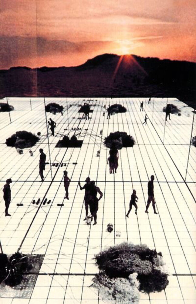Superstudio, Supersurface Sunset, 1971 | the work inspired the concept of the project