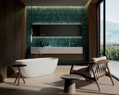 goethe’s ‘italian journey’ diary inspires florim’s sensicolore ceramic surfaces
