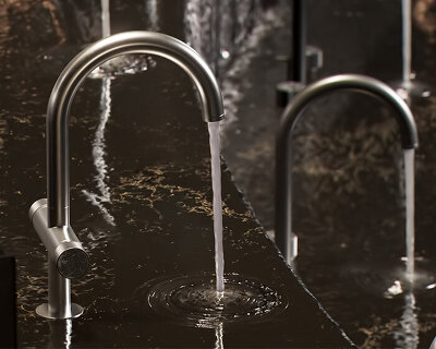 grohe spa turns piccolo teatro studio melato into immersive fusion of water and architecture