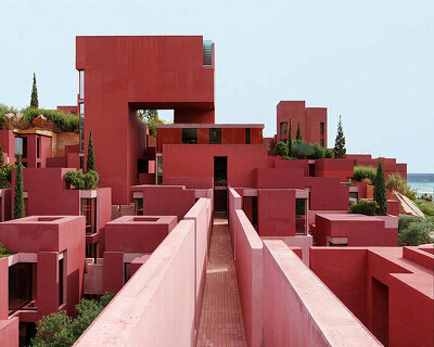 inside bofill taller de arquitectura's color-coded labyrinths and constructed dreamscapes