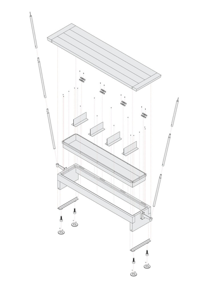axonometric drawing