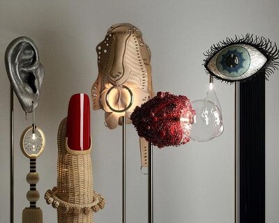 sensory installation abstracts human anatomy into sculptural light objects