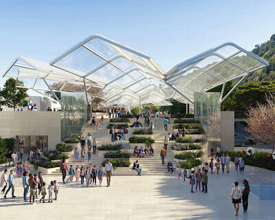 gehry partners and WHY architecture lead sweeping transformation of los angeles' getty center