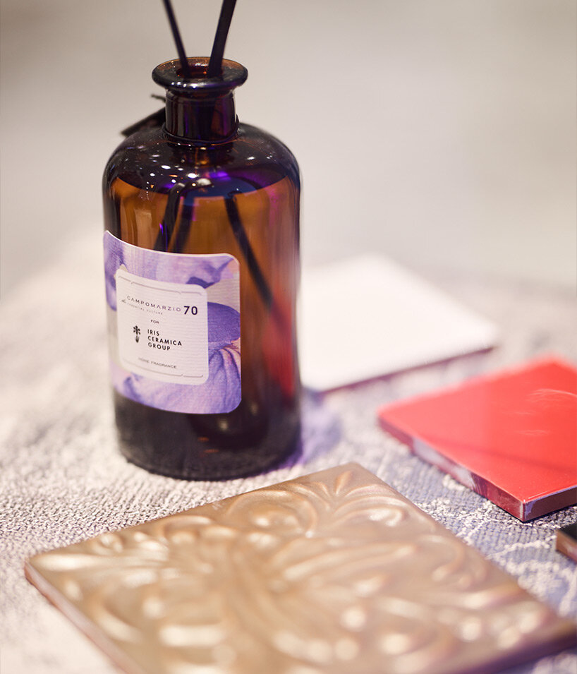 physical materials merged with a sensory perception