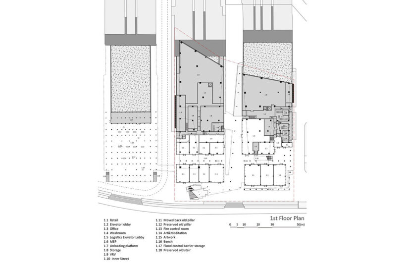 first level floor plan