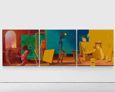 lisa yuskavage's soft bodies and studio worlds are a colorful contemplation on painting