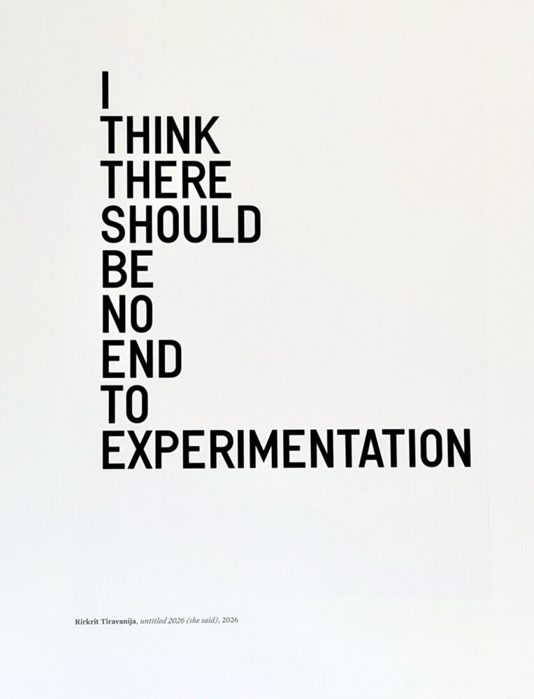 Zaha Hadid homage posters: Rirkrit Tiravanija | image © designboom