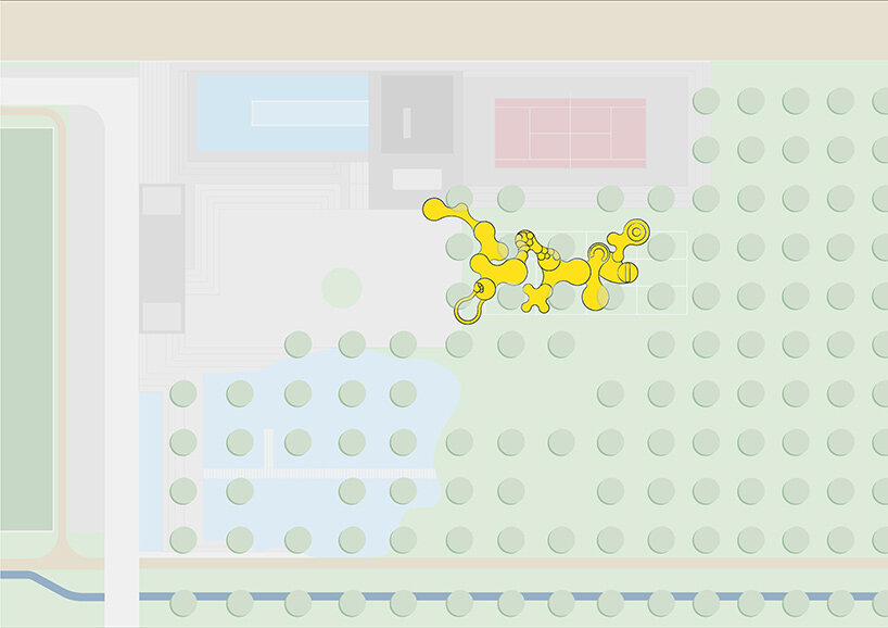 site plan, courtesy ZAV Architects