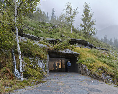 PAX embeds cavernous museum into norway’s fjord landscape