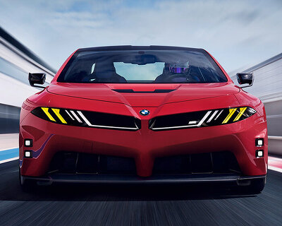 BMW M concept neue klasse brings motorsport cues to the electric era