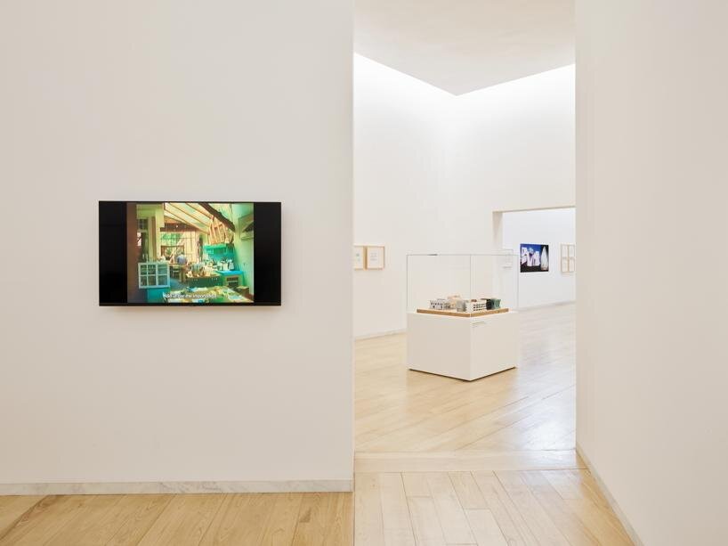 installation view of The Century of Gehry