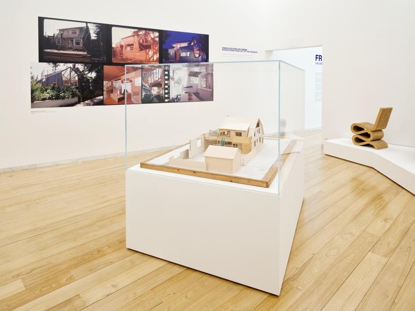 model of the Gehry Residence in Santa Monica, California (1977-78)