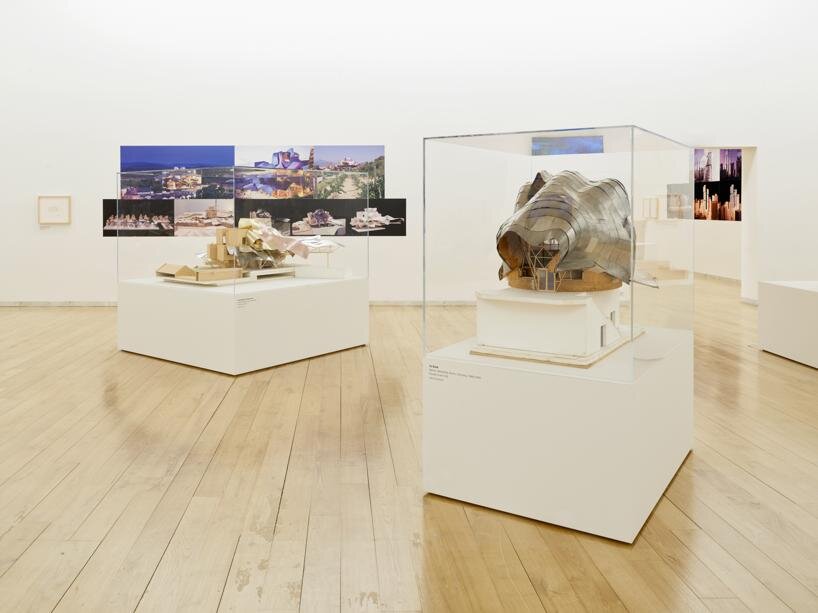installation view of The Century of Gehry