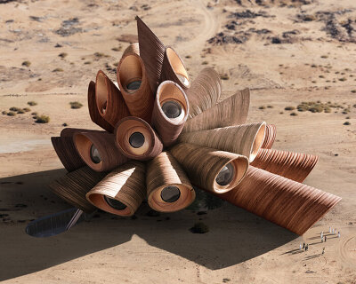 heatherwick studio plans otherworldly observatory for dark-sky tourism in saudi desert