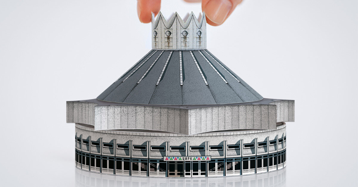 zupagrafika explores soviet-era circuses through paper models