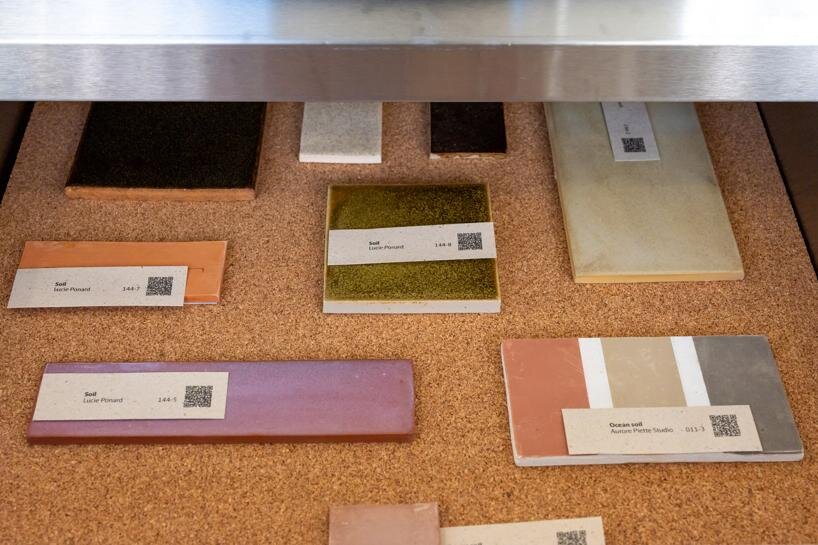 detail Future Materials Lab with work by Lucie Ponard and Aurore Piette Studio