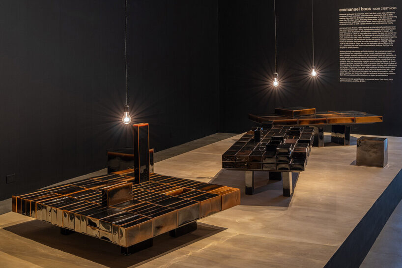Emmanuel Boos, Noir C'est Noir, installation view, Raisonné | image © Zach Pontz