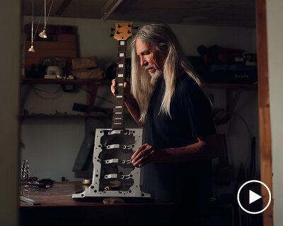 old car engines find a second life as handmade electric guitars