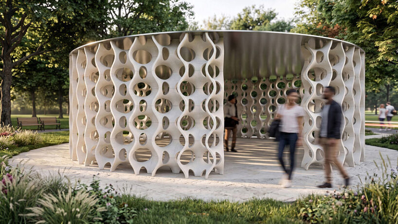 circular pavilion concept visual | image by Vlad Tenu