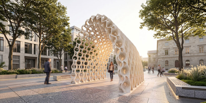 arch pavilion concept visual | image by Vlad Tenu