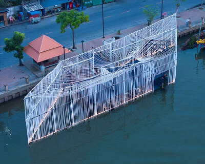 bamboo pier brings a new public waterfront to the fishermen of pattani, thailand