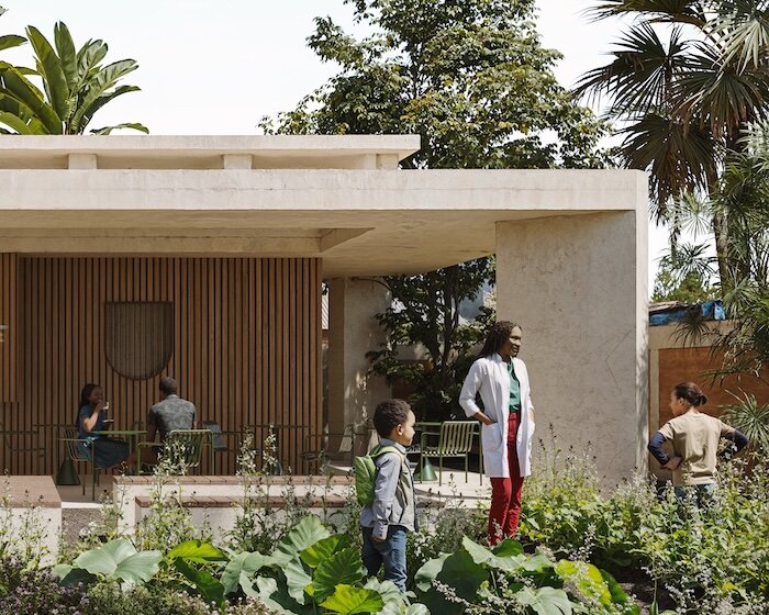 deroche projects turns accra community garden into a productive public landscape