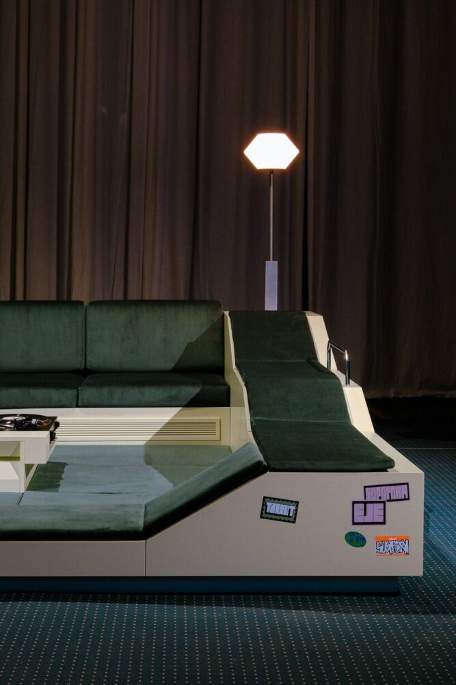 Alcova is a highly anticipated event during Milan Design Week, and this sub-installation became the activation site for a series of talks with Design Hotels and DJ sets with Esthetic Joys