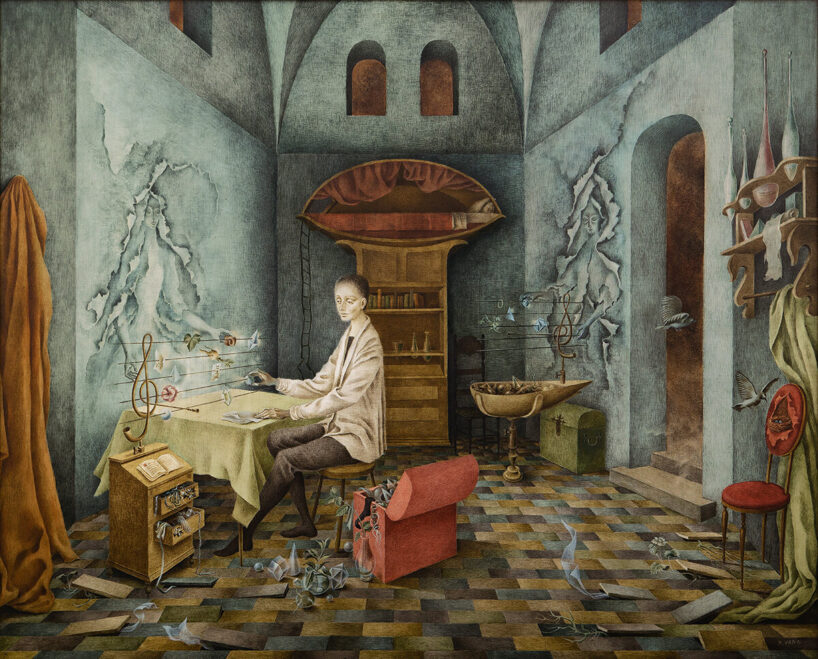 Remedios Varo, Armonía (Autorretrato sugerente), 1956