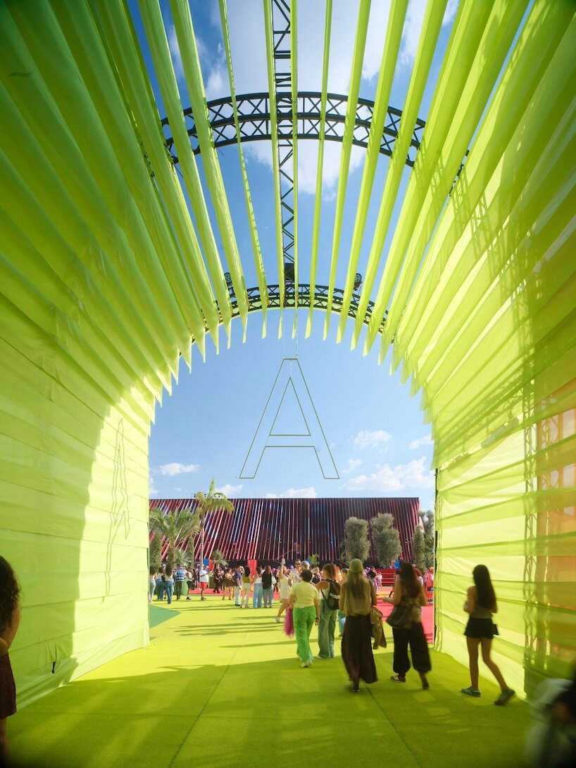 BIG builds a temporary city for shakira in madrid with reusable structures - 11