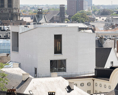 design museum gent reopens with new wing built from locally made waste bricks