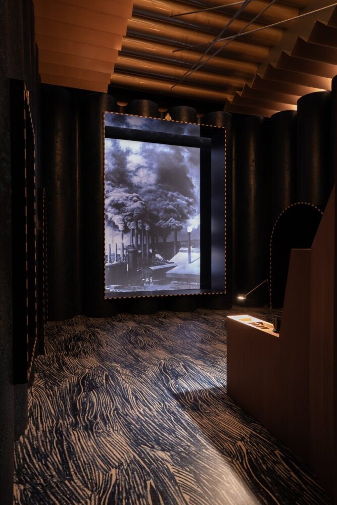 interiors of David Lynch. A Thinking Room, curated by Antonio Monda, Salone Internazionale del Mobile, pavilions 5-7 | image courtesy of Salone del Mobile