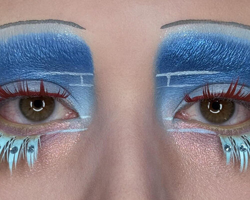 film stills leave the screen and become elaborate makeup compositions