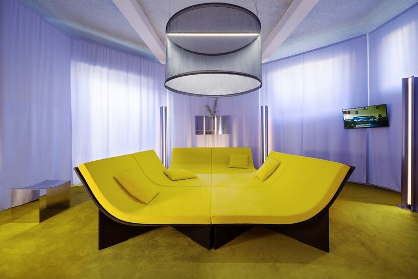 Studio di pittura’s Diurno lounge space, a Milan Design Week installation in 2024 | image © Fabian Gibertoni