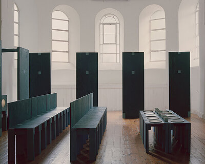 settle movable furniture installation forms temporary public interior in ireland