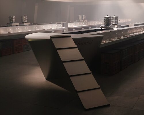 thai fishing boats inspire rirkrit tiravanija’s dining installation for we are ona in paris