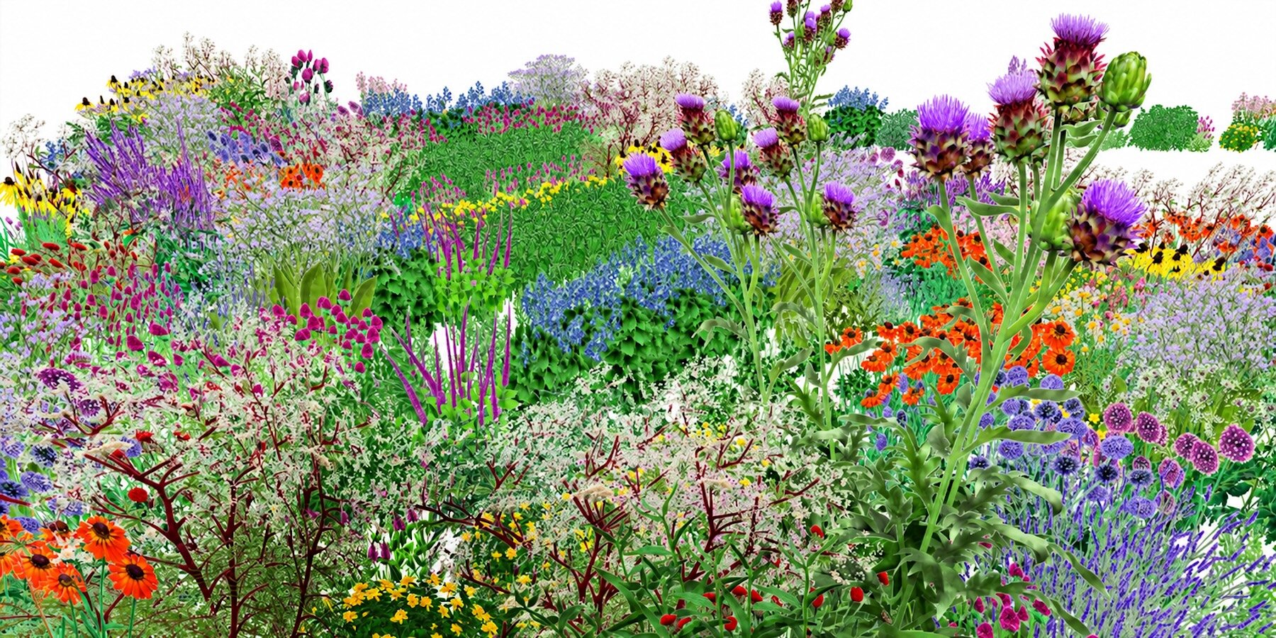 pollinator pathmaker brings buzzing bees back to berlin with foliage-filled artworks