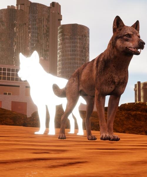 in this video game, moths and wolves play out a nearby climate future