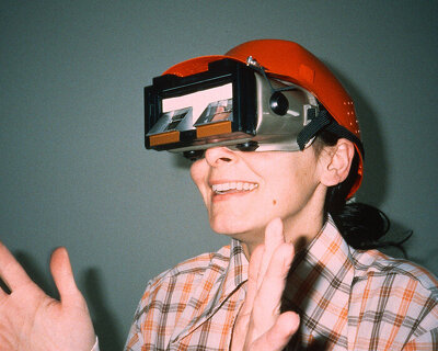 carsten höller’s goggles turn the world upside down to challenge perception