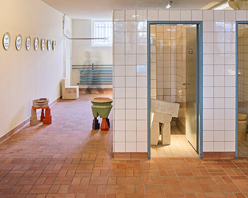 objects out of place: a collective art exhibition set inside former zurich washroom