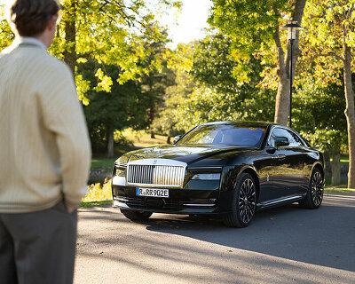 first drive: rolls-royce spectre series II brings more range, speed and material craft to stockholm