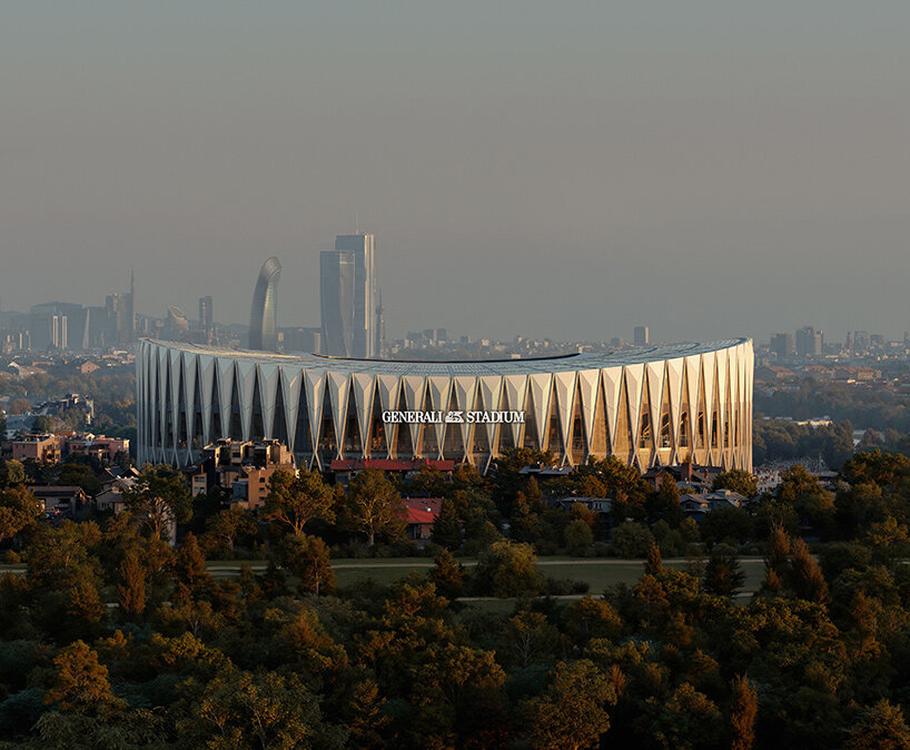foster + partners’ generali stadium references the intricate stonework of milan’s duomo - 3