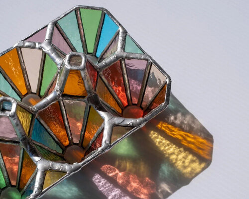 hayden clay williams reinterprets everyday objects as sparkling stained glass sculptures