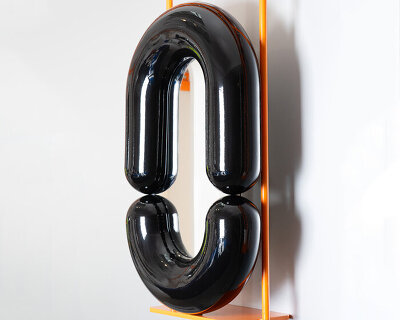 jean-baptiste fastrez turns an inflatable boat and a wall fixing into mirrors to look and to be looked at