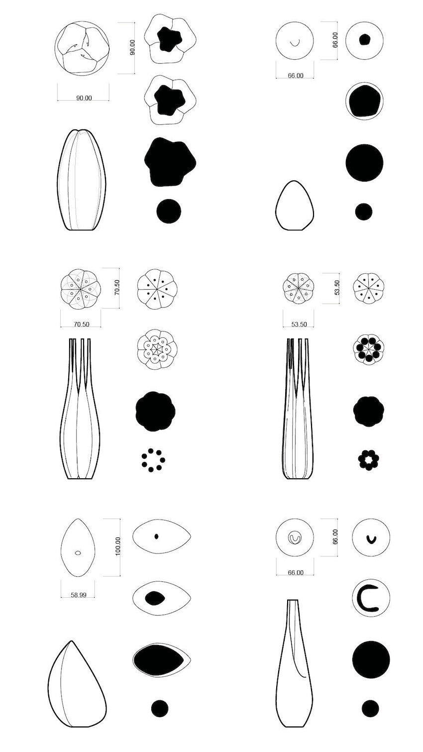 diagram - cross-sections