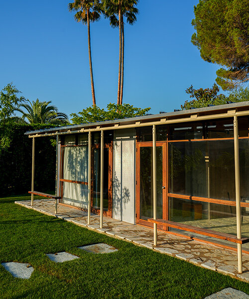 this 1950s modular house by jean and claude prouvé has moved across france