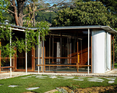 this 1950s modular house by jean and claude prouvé has moved across france