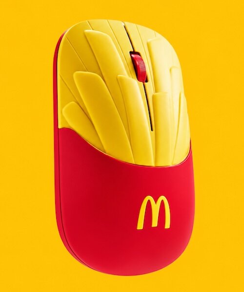 mcdonald’s recycles happy meal toys into wireless mouse shaped like french fries