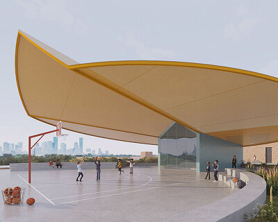 OMA adapts historic houston coffee plant into music and arts academy